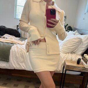 All the ways cream skirt